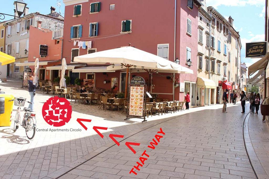 Central Apartments Circolo Rovinj Exterior foto